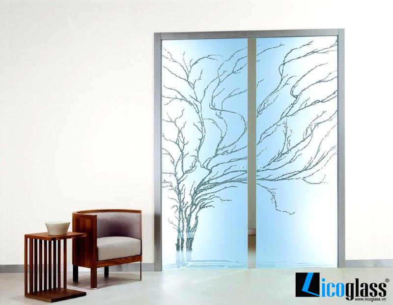 Các mẫu giấy dán cửa kính đẹp